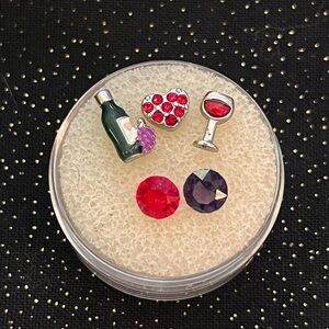 5 Wine Themed Origami Owl Charms